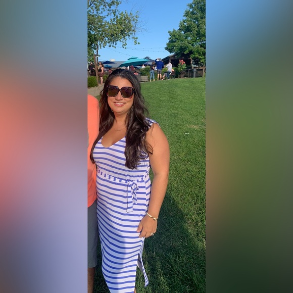 STELLA PARKER COLLECTION Striped Front Dress. Sz XL. - Picture 14 of 14